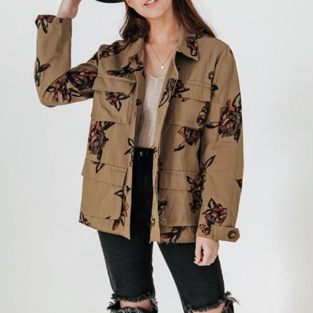 JEALOUS TOMATO Pinpoint Floral Jacket Small - Picture 3 of 10